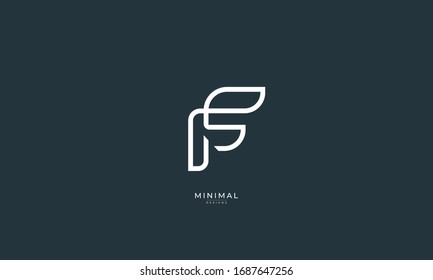 Alphabet Letter Icon Logo F