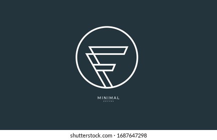 Alphabet letter icon logo F