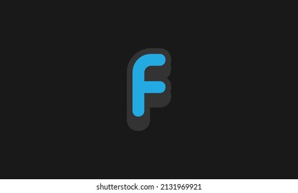 Alphabet letter icon logo F