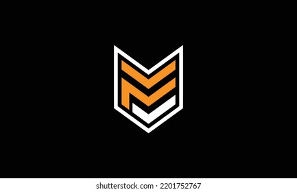 Alphabet letter icon logo FE