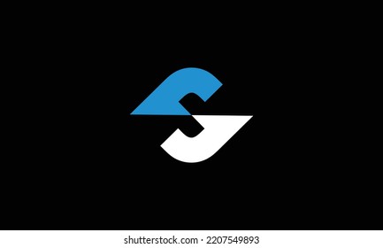 Alphabet Letter Icon Logo Fs S Stock Vector (Royalty Free) 2207549893 ...