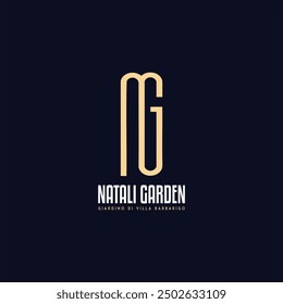 Alphabet letter icon logo Gn, NG, GN Logo Emblem Monogram, Letters monogram icon logo NG,GN,G and N