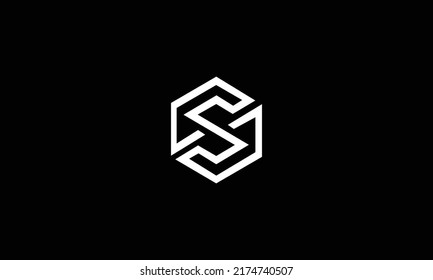 Alphabet letter icon logo GS or SG