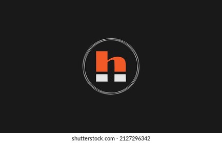 Alphabet letter icon logo h