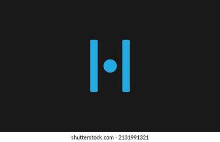 Alphabet letter icon logo H