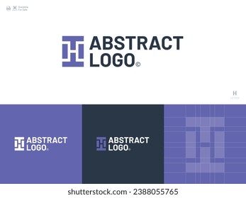 Alphabet letter icon logo H