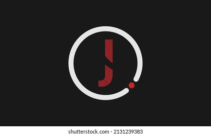 Alphabet letter icon logo J
