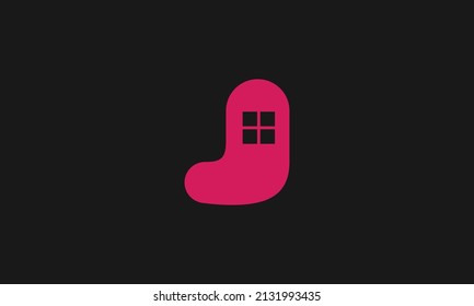 Alphabet letter icon logo J