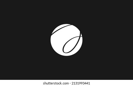 Alphabet letter icon logo J