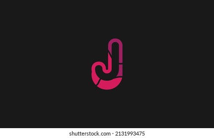 Alphabet letter icon logo J