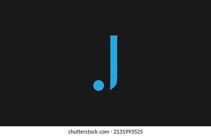 Alphabet letter icon logo J