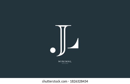 Alphabet Letter Icon Logo JL