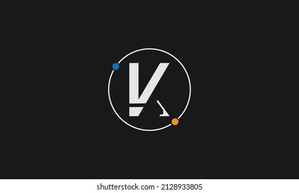 Alphabet letter icon logo K