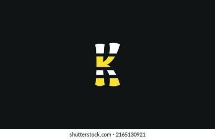 Alphabet letter icon logo K

