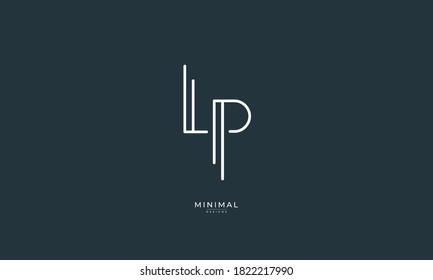 Alphabet Letter Icon Logo LP