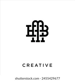 Alphabet letter icon logo MB or BM, design inspiration, vector