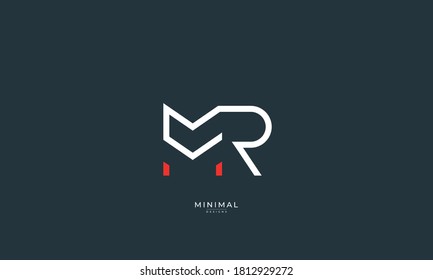 Alphabet Letter Icon Logo MR