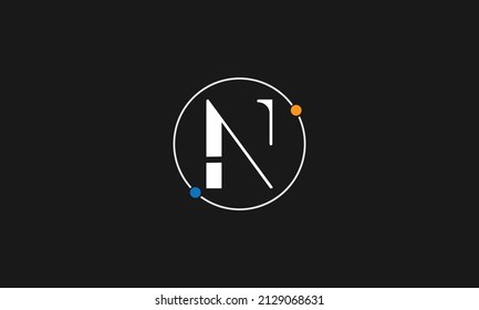 Alphabet letter icon logo N