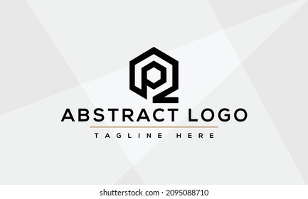 Alphabet letter icon logo PQ or QP