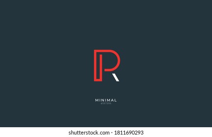 Alphabet Letter Icon Logo PR