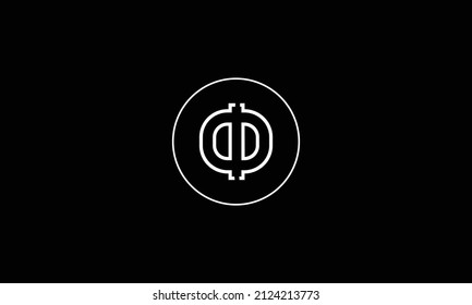 Alphabet letter icon logo Q, O