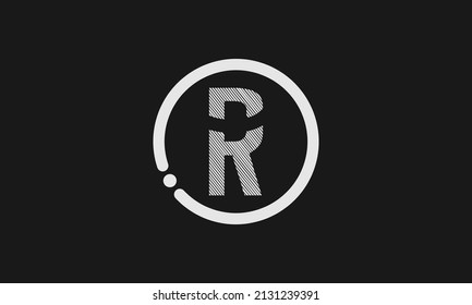 Alphabet letter icon logo R