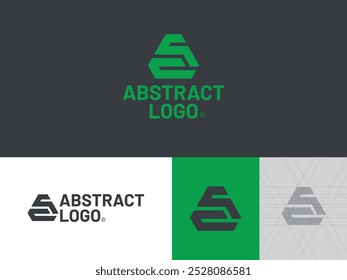 Alphabet letter icon logo S, C, SC, CS