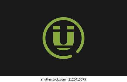 Alphabet letter icon logo U