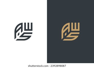 Alphabet Brief WAS Symbol Symbol Vektor Symbol.