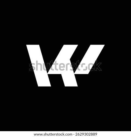 Alphabet letter icon logo W