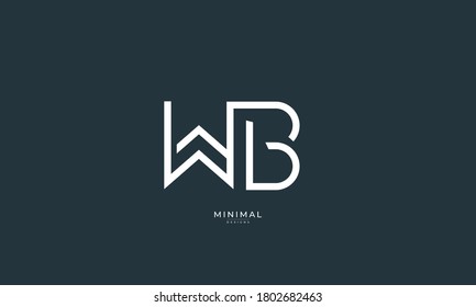 Alphabet Letter Icon Logo WB