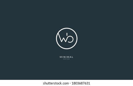 Alphabet Letter Icon Logo WB