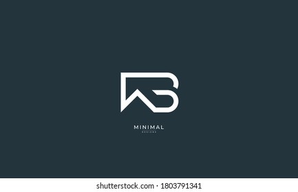 Alphabet Letter Icon Logo WB