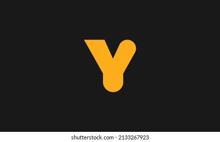 Alphabet letter icon logo Y