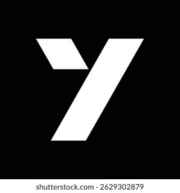 Alphabet letter icon logo Y