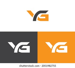 Alphabet letter icon logo YG