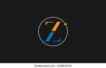 Alphabet letter icon logo Z