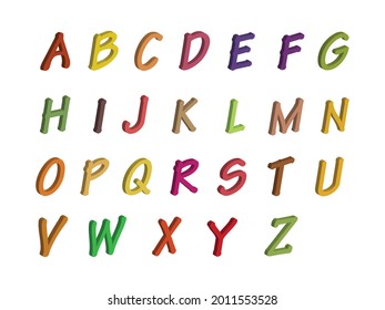 Icono de letra de alfabeto Ilustración vectorial. Nombre símbolo de alfabeto. Niñera aislada de fondo blanco, Clip Art, Cute, Cartoon ABC