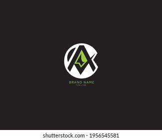 Alphabet letter Initial A, AA logo vector graphic design, minimal, icon, creative, symbol, sign, monogram, template, logotype, branding for for premium business typeface.