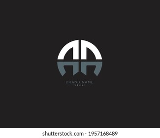 Alphabet letter initial A logo and AA logo vector graphic design, minimal, icon, creative, font, symbol, sign, monogram, template, logotype, branding for premium business typeface.