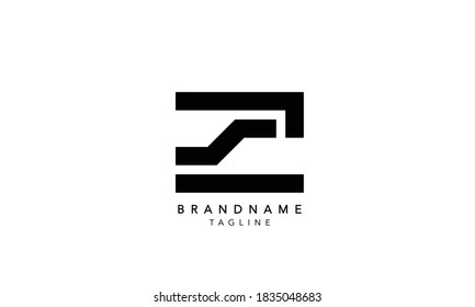 Alphabet letter Initial Monogram Logo Z, Z INITIAL, Z letter 