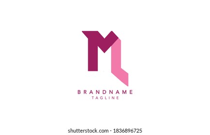 Alphabet Letter Initial Monogram Logo Ml Stock Vector (Royalty Free ...