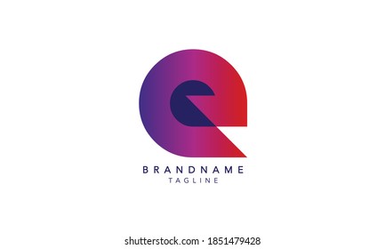 Alphabet letter Initial Monogram Logo E, E INITIAL, E letter