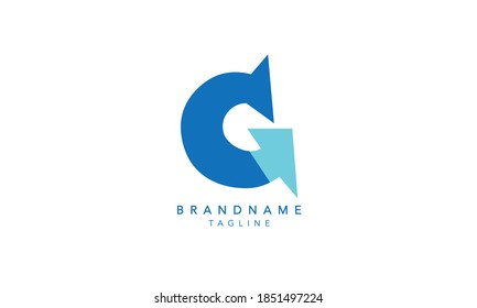 Alphabet letter Initial Monogram Logo G, G INITIAL, G letter 