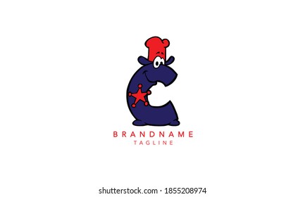 Alphabet Letter Initial Monogram Logo C, C INITIAL, C-Brief 