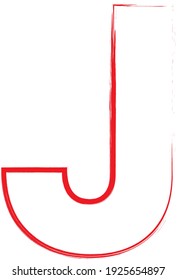 alphabet letter j text logo