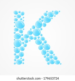 Alphabet. Letter K