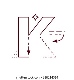 Alphabet Letter K