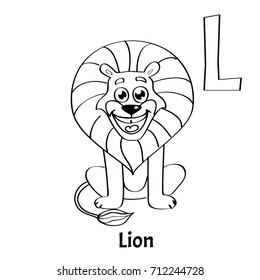 Alphabet Letter L Lion Stock Vector (Royalty Free) 712244728 | Shutterstock