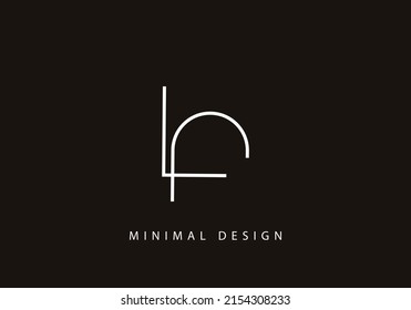 Alphabet letter LJ logo design line art